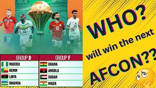 Afcon Draw Analysis amp Who Will Win The Next Afcon 2025 in Morocco [upl. by Swainson]