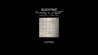 QLOCKTWO CREATORS EDITION PLATINUM QLOCKTWO creatorsedition artwork [upl. by Hiltner990]