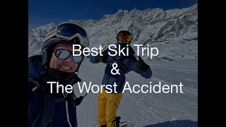 My Worst Ski Accident 🥲 [upl. by Donald]