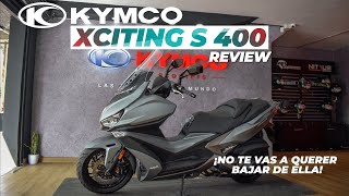 Kymco XCITING S 400  Otro nivel de Scooter  Review  Dismerca [upl. by Redfield]