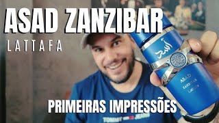 ASAD ZANZIBAR  LANÇAMENTO DE LATTAFA E TRAGO AS PRIMEIRAS IMPRESSÕES [upl. by Goren513]