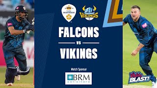 🔴LIVE  Derbyshire Falcons vs Yorkshire Vikings  T20 Vitality Blast [upl. by Ajdan263]