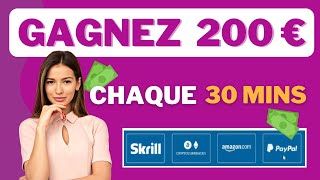 ✅GAGNER DE LARGENT SUR INTERNET 200 € AVEC 3 APPLIS ENCAISSEZ ARGENT PAYPAL amp SKRILL [upl. by Brew]