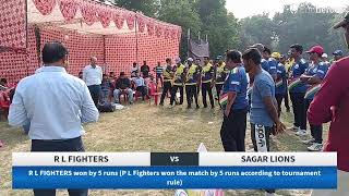 Live Cricket Match  SAGAR LIONS vs R L FIGHTERS  07Nov24 0829 AM 22 overs  KANPUR BOOKS DISTRI [upl. by Atnuahs127]