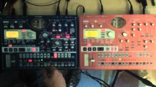 Korg Electribe MIDI Sync Setup EMX ESX signalflow MIDI filter function [upl. by Chak]