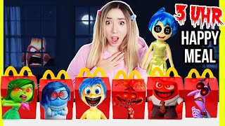 ÖFFNE niemals ALLES steht KOPF 2 Mcdonalds Happy Meal NACHTS ohne FREUNDIN  inside out 2 challenge [upl. by Yklam438]