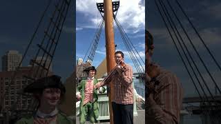 Scottish dance tune on the Boston Tea Party Ship boston revolutionarywar fiddletunes fiddler [upl. by Yziar742]