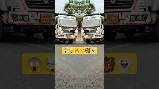 White 🤍 Dumper TRUCK 🚛👻👹😯🔥🤯😱😲 Mirror style 🤯😱👹 roadrailrhythms truck dumptruck dumper trending [upl. by Corrina]