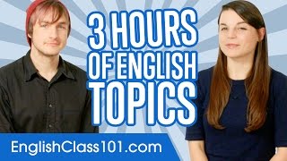 Learn English in 3 Hours  ALL You Need to Master English Conversation [upl. by Aihsekal]