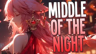 Nightcore  Middle Of The Night  Elley Duhé Sped Up [upl. by Aisinut954]