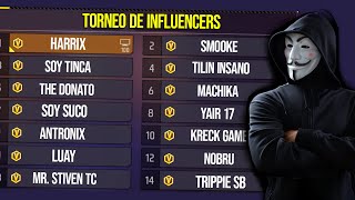 ¡Uso H4CKS en el TORNEO de INFLUENCERS y Esto Paso 😱 Free Fire DanoCup [upl. by Nolahp]