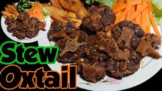 Oxtail Stew Recipe Slow Cooker  Chef Rhoden Cooking [upl. by Elyc]