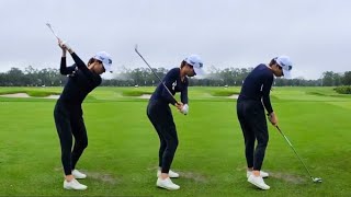 NELLY KORDA GOLF SWING  SLOW MOTION [upl. by Lletnohs]