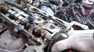 m271 Camshaft Preliminary Installation [upl. by Needan]