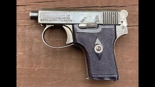 The Webley amp Scott 1908 635mm Pistol [upl. by Pinkham994]