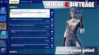 Fortnite  Alle Wöchentliche Aufträge der Woche 4 K5S2  Zusammenfassung [upl. by Warrenne]