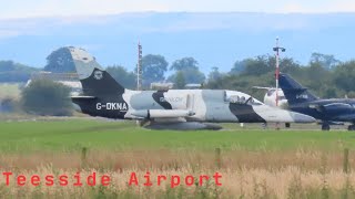 Aircraft Movements at Teesside Airport [upl. by Selassie273]