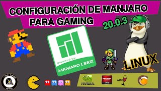 Configuración de manjaro 2003 para Gaming  Lutris  Proton  steam  wine [upl. by Dobb]