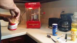 OLD FASHION POP CORN MAKER Nostalgia KPM200 Electrics Kettle Popcorn Popper [upl. by Augustus219]