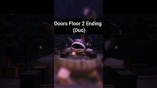 Doors Floor 2 Ending Cutscene Duo roblox doors doorsroblox robloxdoors doorsfloor2 trending [upl. by Esinned]