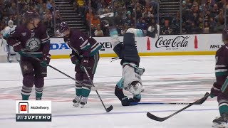 Radko Gudas Sends Brandon Tanev Flying [upl. by Aala]