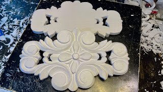 Thermocol Art Cutter  amazing foam sculpting [upl. by Serra]