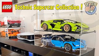 Lego Technic 18 Scale Supercar Collection with Display Cases  REVIEW [upl. by Edgar390]