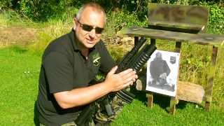 M203 Airsoft grenade launcher M4 mounted accuracy test by domainofairsoftcom [upl. by Arais]