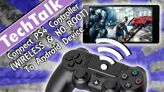 Connect PS4 Controller WIRELESS amp NO ROOT To Any Android Device [upl. by Devan]