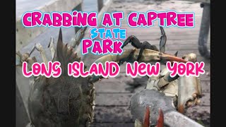 Crabbing captree state park Long Island New York [upl. by Amiel199]