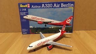 Assembly  Revell 1144 scale Airbus A320 Air Berlin  Zocker J [upl. by Odradlig]