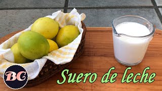 ¿CÓMO HACER SUERO DE LECHE PARA REPOSTERÍA BUTTERMILK [upl. by Giesser]