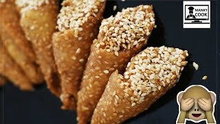 Cornets aux amandes la VRAIE technique algérienne MANKYCOOK [upl. by Nuris]