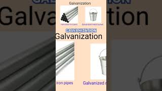 Galvanization  a way of Rust prevention reels shorts galvanization neet chemistry rusting [upl. by Raasch]