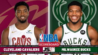 Cleveland Cavaliers Vs Milwaukee Bucks  NBA Live PlayByPlay Scoreboard 2024 [upl. by Brinkema]