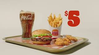 Burger King Commercial 2023  USA • 5 Your Way Meal [upl. by Mcallister]