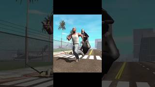 Franklin police fight 😱💥 india bike Dr 3d 🎮 trending shorts [upl. by Atinrahs]