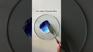 How to make Periwinkle Blue  Paint Mixing  Color Mixing  QuinnsArte  shorts art youtube [upl. by Ettore214]