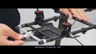 DJI S800 Vibration Absorber Setup Demo [upl. by Yelyab718]