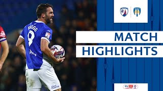 HIGHLIGHTS  Spireites 11 Colchester United [upl. by Adle]