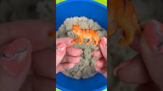 Find Zoo Animal Toys in the Sand animallearning [upl. by Kentiggerma]