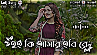 🌼তুই কি আমার হবি রে 🌼 Tui Ki Amar Hobi Re  Bangla Lofi Song reverdlofi [upl. by Eiramanit]