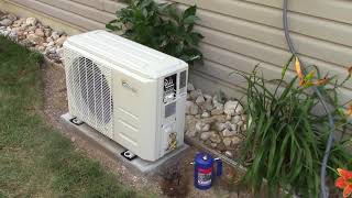 Senville Mini Split AC Heat Pump Installation [upl. by Faubion]