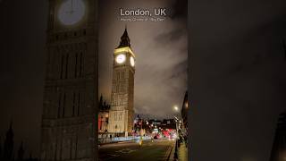 BIG BEN  HEAR THE ICONIC 9 CHIMES AND READ 9 FACTS travel bigben asmr VisitLondonOfficial [upl. by Kcirdnek]