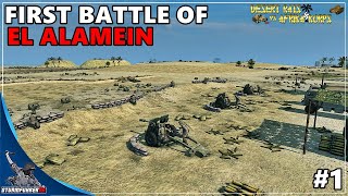 quotFirst Battle of El Alameinquot 1  Desert Rats vs Afrika Korps Mod [upl. by Etiuqram71]