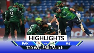 PAK vs IRE Highlights Pakistan vs Ireland Match Highlights  Full Match Highlights  Babar Azam [upl. by Nosahc462]