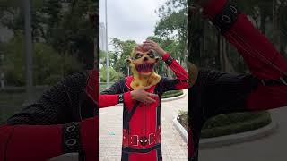 Deadpool prank on Super Heroes spideylife [upl. by Arriet]