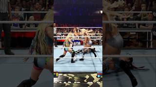 💥 LIV MORGAN amp CHARLOTTE FLAIR vs RHEA RIPLEY amp IVO SKY 💥 WWE 2K24 shorts wwe viral [upl. by Keelby]