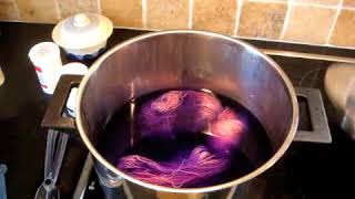 Dyeing Sock Yarn [upl. by Eilsek]