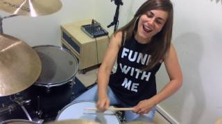 Mountains Biffy Clyro drums cover by Leire Colomo [upl. by Nylrehs]